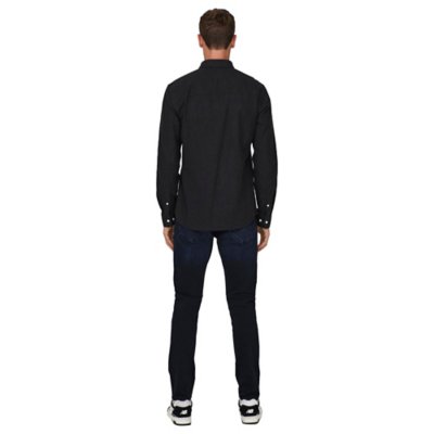 Chemise à manches longues homme Onsgudmund Slim ONLY AND SONS