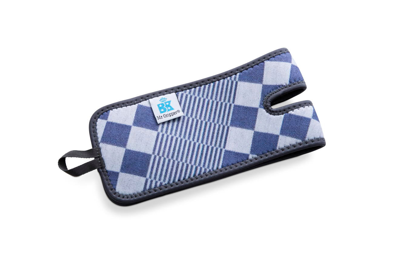 Mr. Gripper afgiethulp blauw geruit