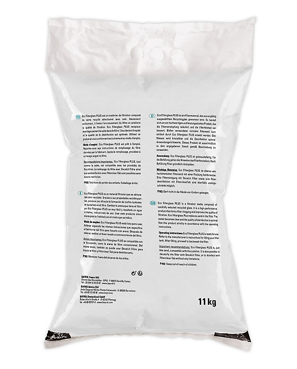 Eco verre filtrant Bayrol 11 kg grade 1