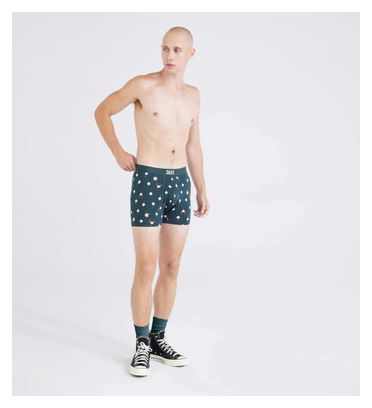Lot de 2 Boxer Saxx Ultra Super Soft Noir/Vert