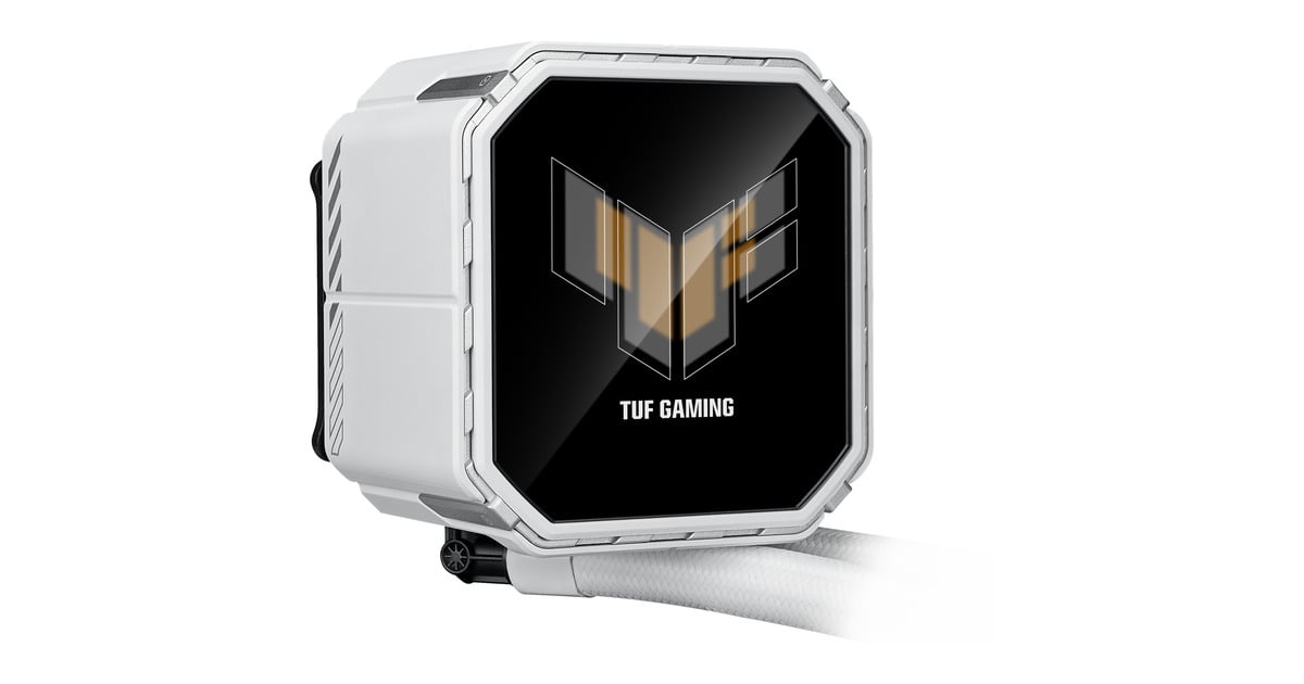 ASUSTUF Gaming LC III 360 ARGB LCD White Edition waterkoeling  (Wit)