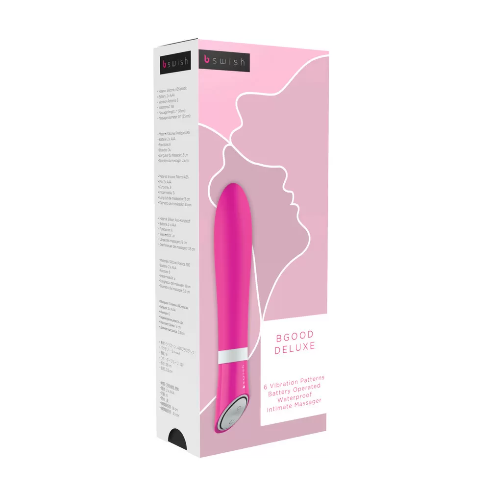 B Swish - Bgood Deluxe Vibrator - Hot Pink