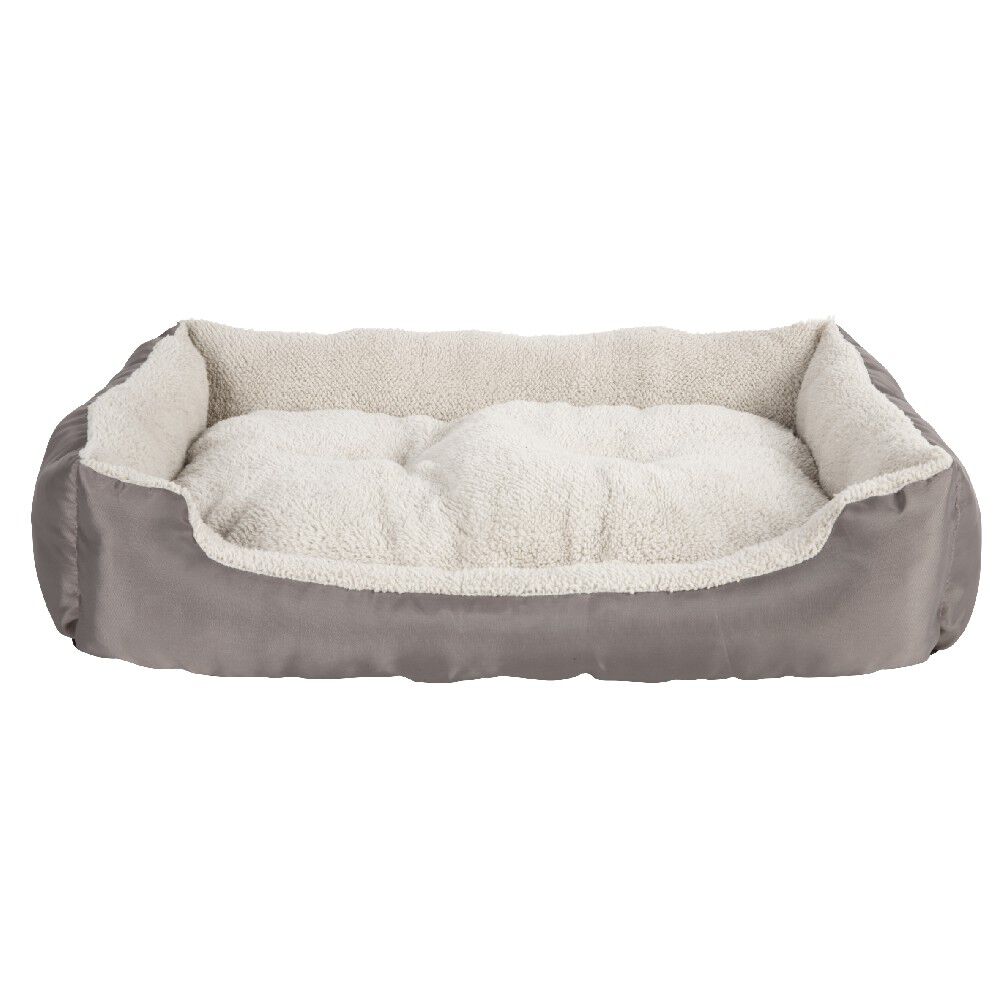 Panière confort pour chien marron beige