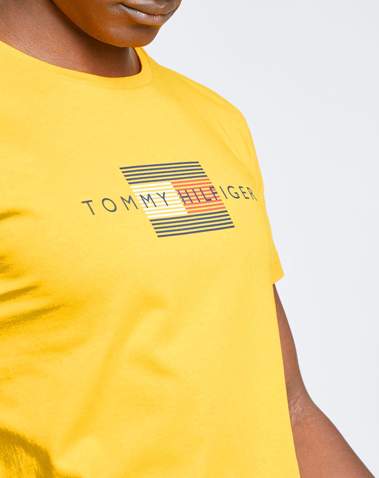 Tommy Hilfiger T-Shirt Lines Hilfiger jaune