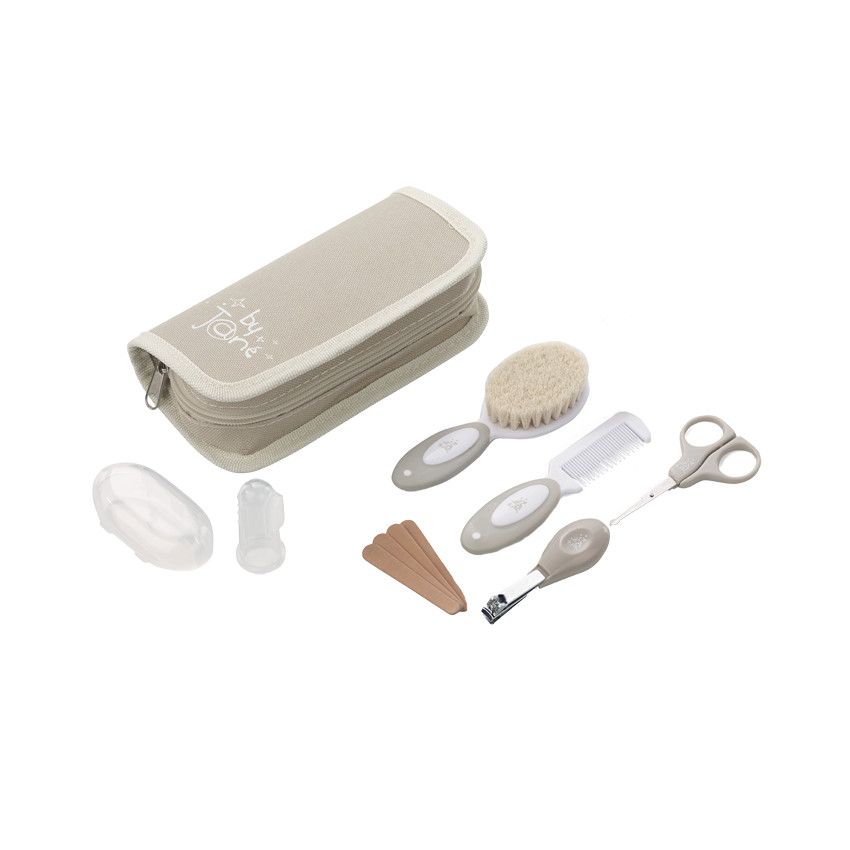 Trousse de soin 6 pièces - Sable - Ecru
