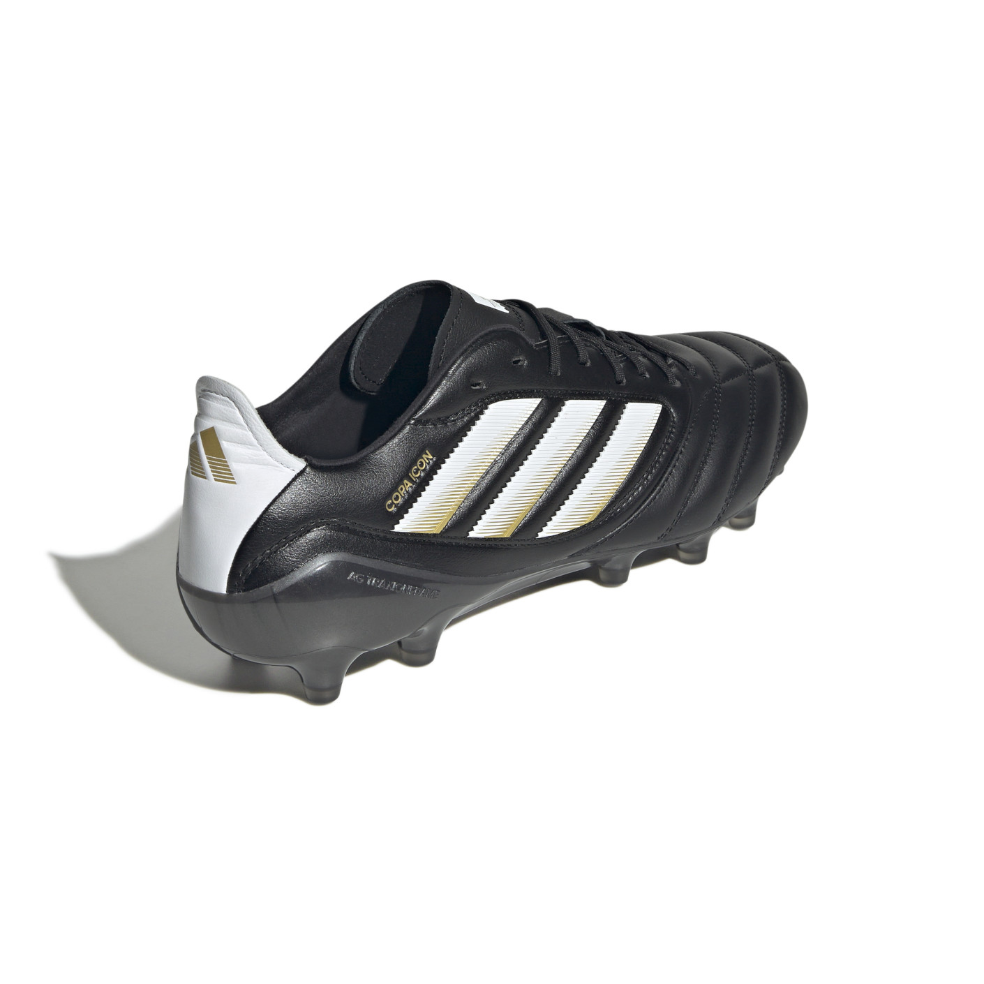 Adidas Copa Icon 2 Gras / Kunstgras Voetbalschoenen (MG) Zwart Wit Goud