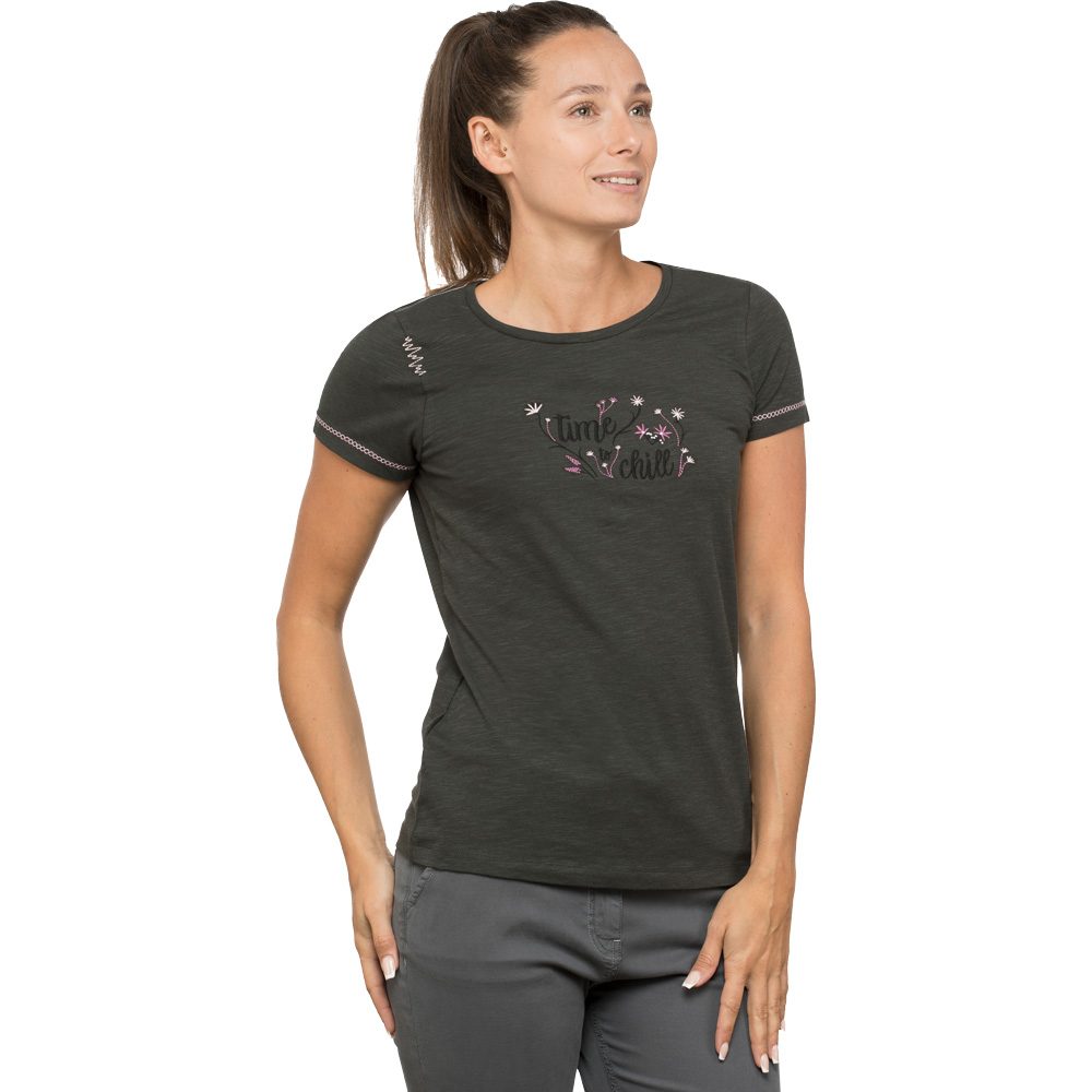 Chillaz Gandia Time To Chill T-Shirt Damen schwarz