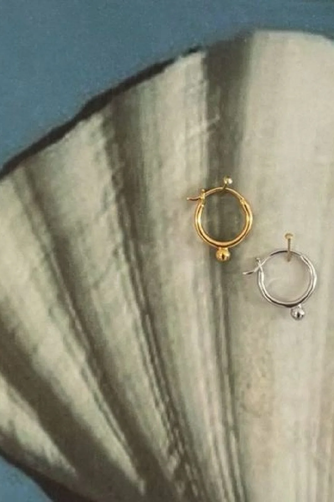 Stine A Tout Petit Disco Ball Earring Silver