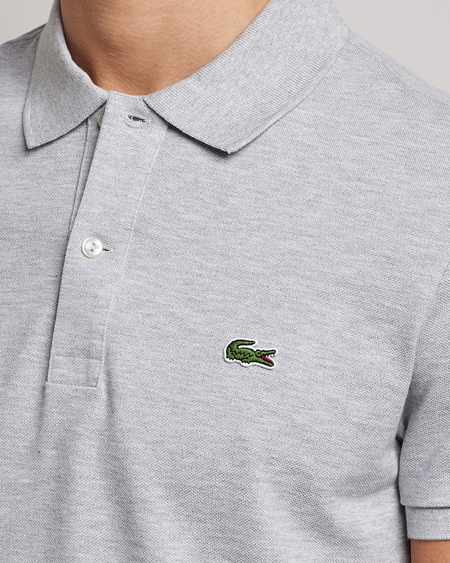 Lacoste Slim Fit Polo Piké Silver Chine