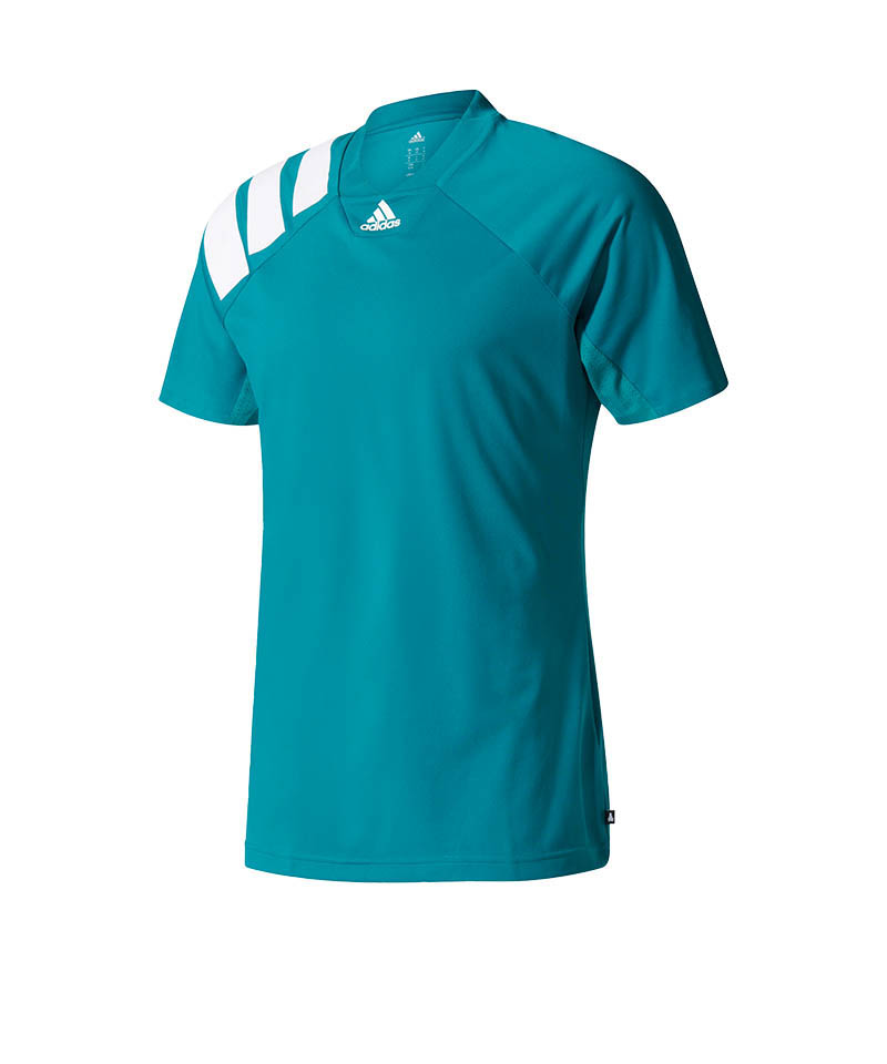 adidas Tanis Climacool Tee T-Shirt Grün Weiss
