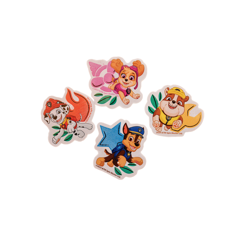 Paw Patrol<br>Viskelædere 4 stk.Paw Patrol