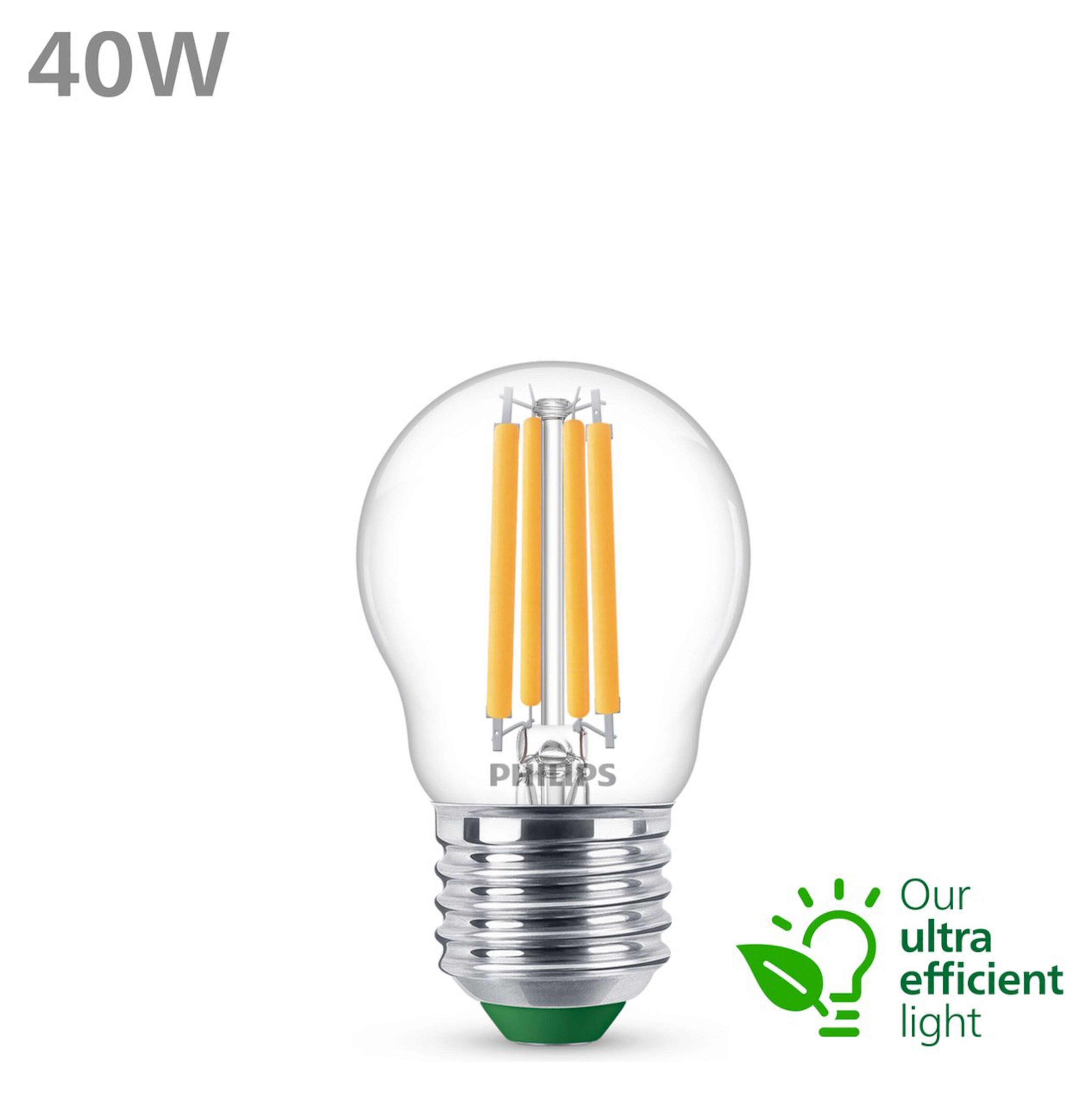 Philips Ultra Efficient E27 LED-pære 485 lm