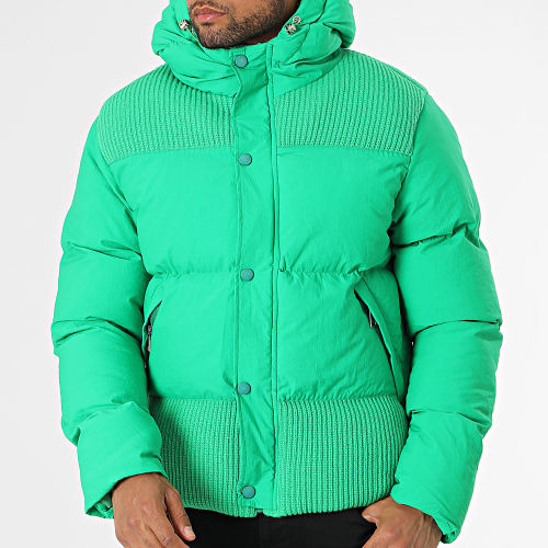 Doudoune Capuche Vert