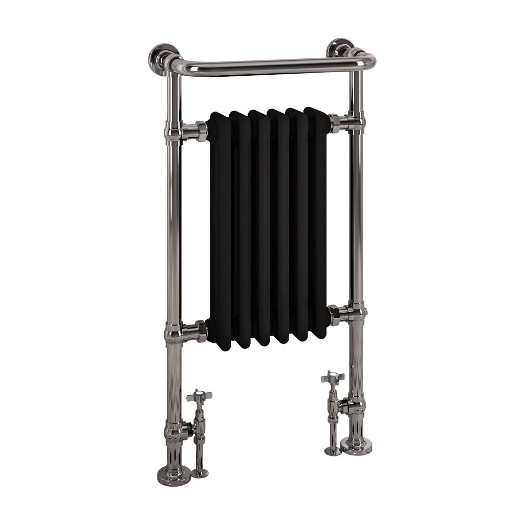 Eastbrook Isbourne klassieke radiator 50x95cm 648W chroom/zwart