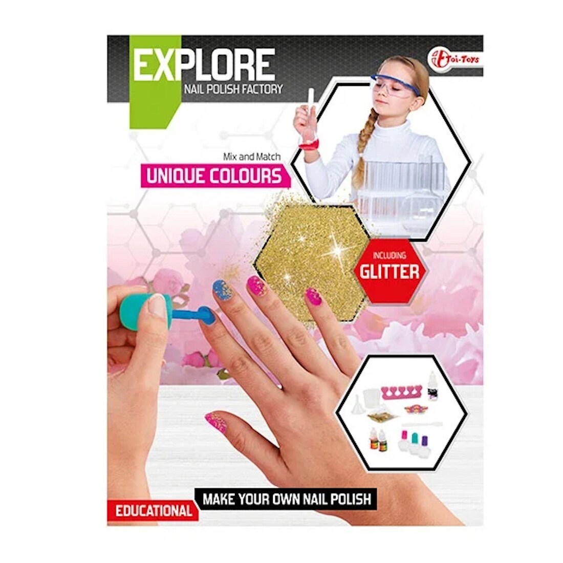 Experiment die Herstellung von Nagellack