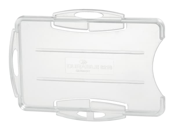 DURABLE - Navneskiltholder - for 54 x 85 mm - gjennomsiktig (en pakke 10)