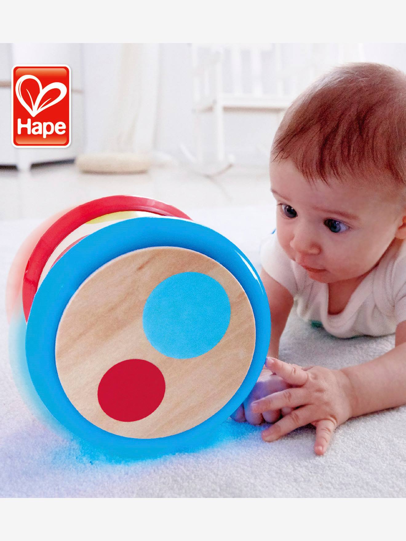 Tambor de bebê vermelho HAPE