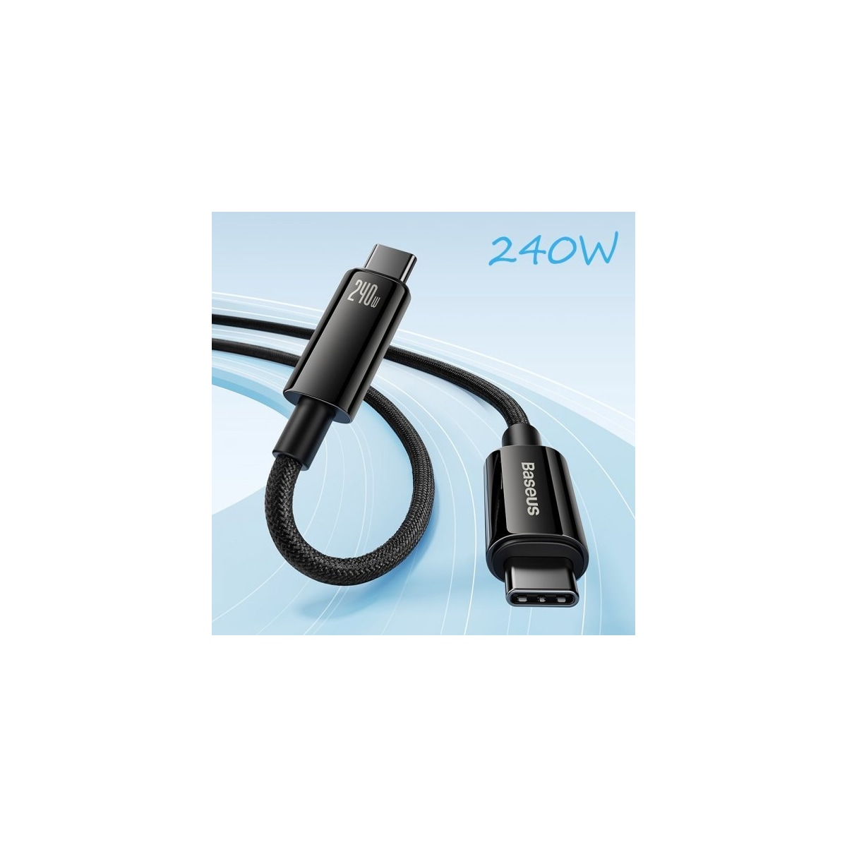 Baseus Kabel Tungsten Gold Fast Charging Data Cable 240W USB-C/USB-C 1m