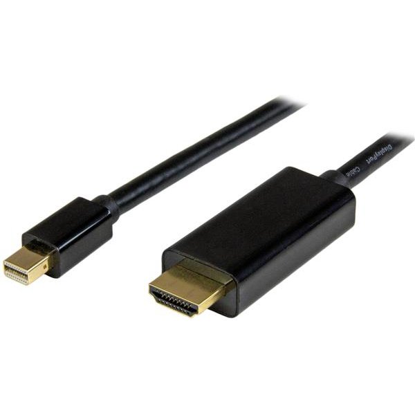 StarTech.com Câble adaptateur Mini DisplayPort vers HDMI de 2 m - M/M - 4K - Noir