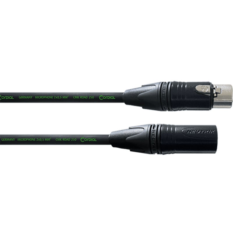 Cordial CRM2.5FM ENCORE XLR male - XLR female signaalkabel 2.5 meter