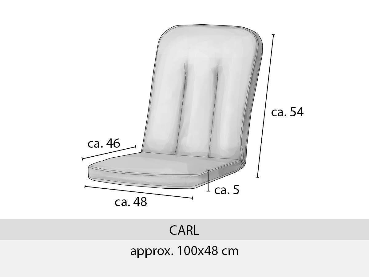 Madison Panama Grey Carlo Calvia stoelkussen