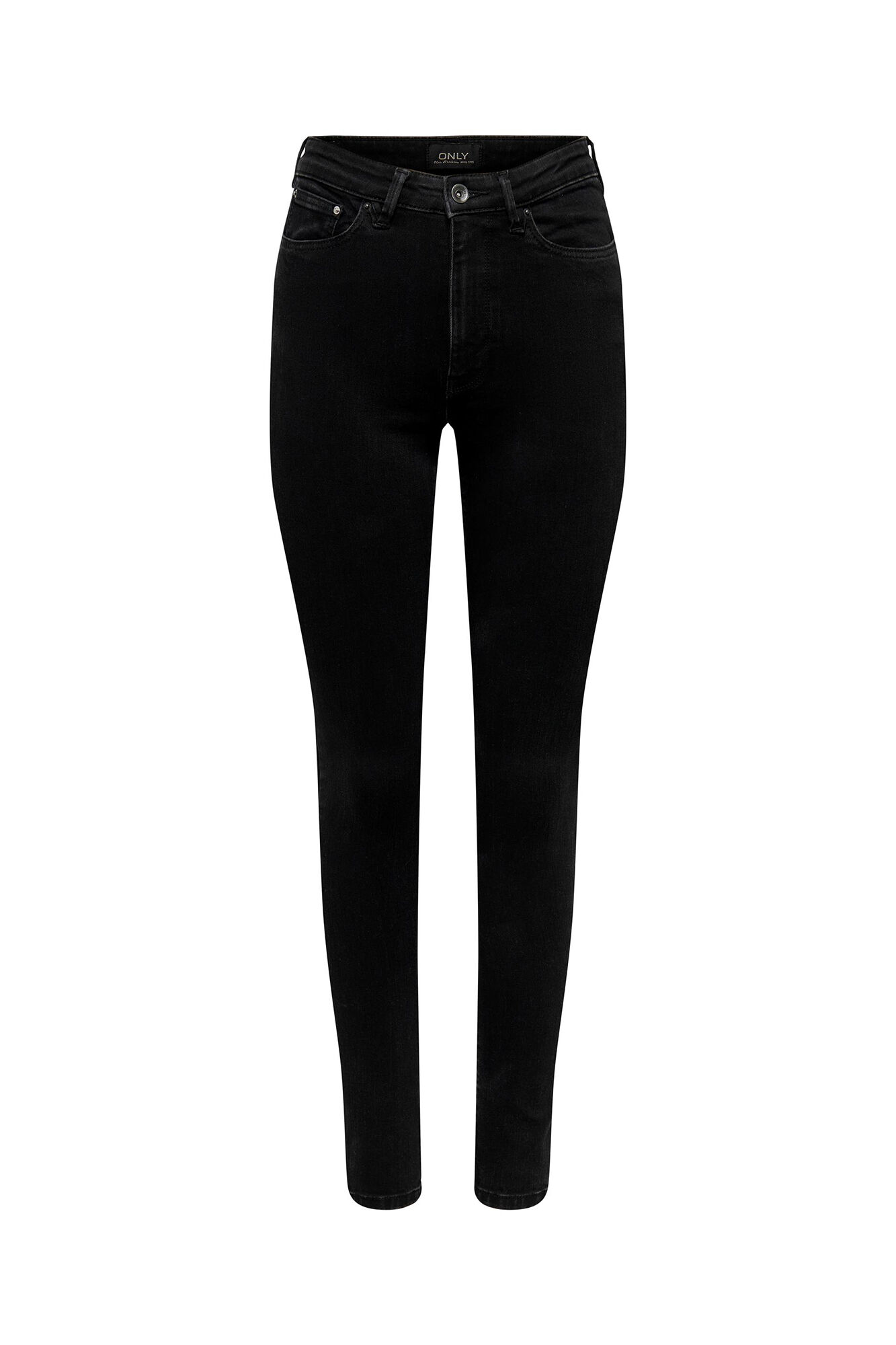 Calça jeans skinny de cintura alta