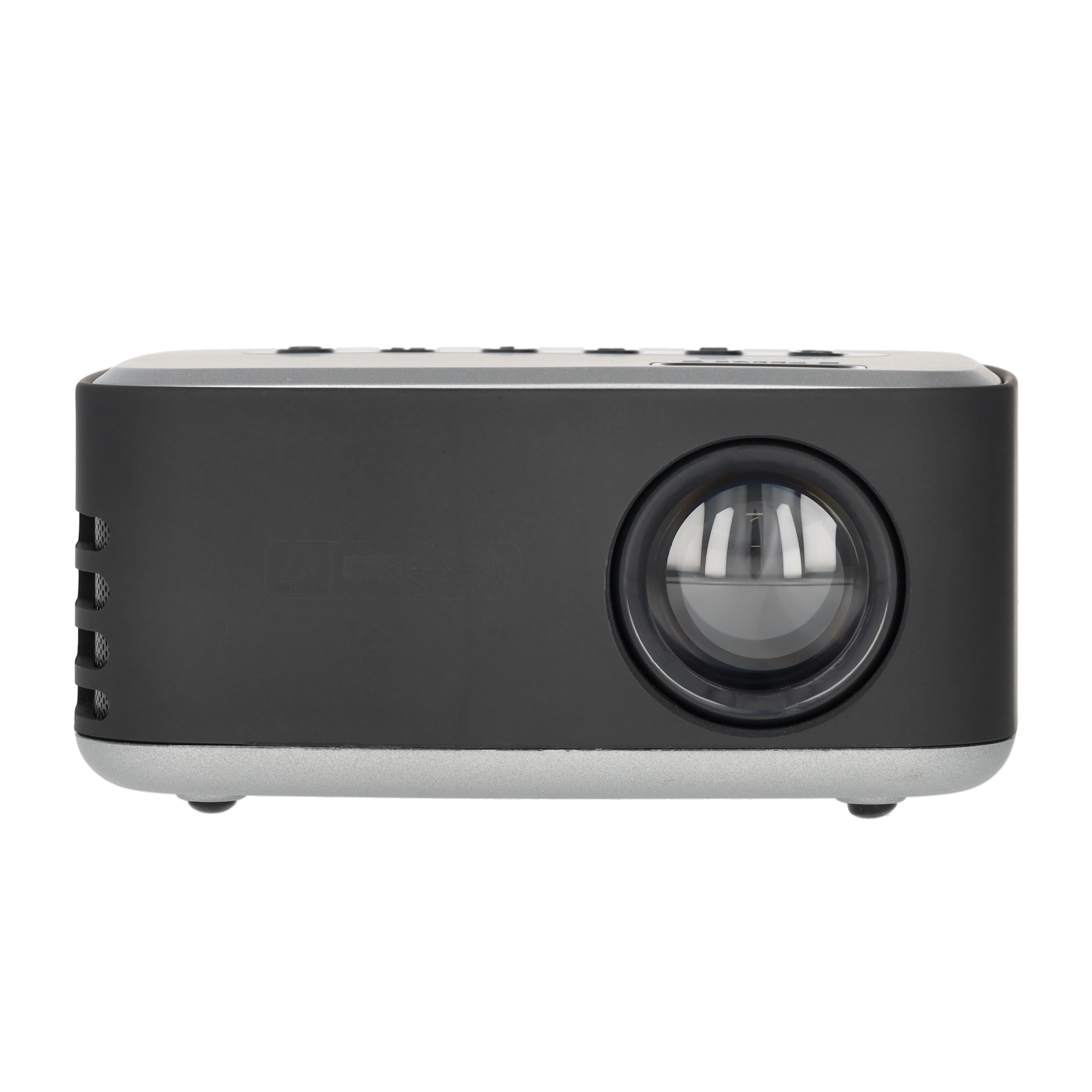 Mini Multimedia LED Projektor Beamer Heimkino (600 Lumen) 1080p Full HD / HDMI / USB - Grau / Schwarz