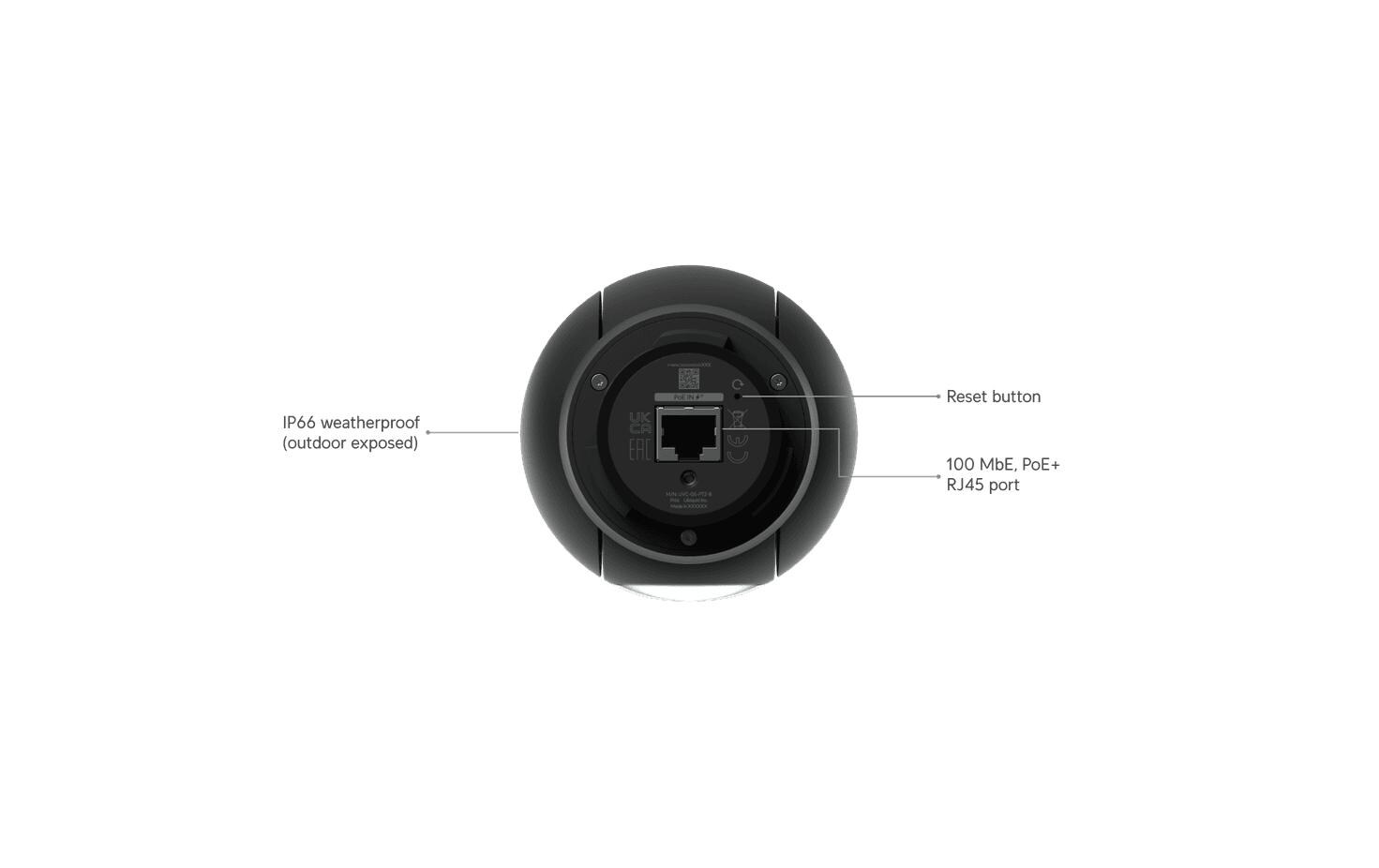Netzwerkkamera G5 PTZ Schwarz<br>Kompakte PTZ-Kamera mit 2K-Auflösung, Smart Detection und wetterfestem Gehäuse für professionelle Sicherheitsanwendungen