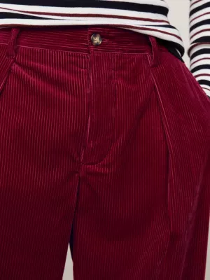 Calças chino de veludo cotelê Crest Relaxed Fit