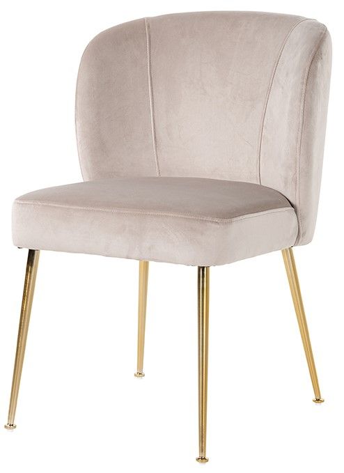 Eetkamerstoel 210599 Khaki Velvet Cannon B57 x D62 x H84 cm
