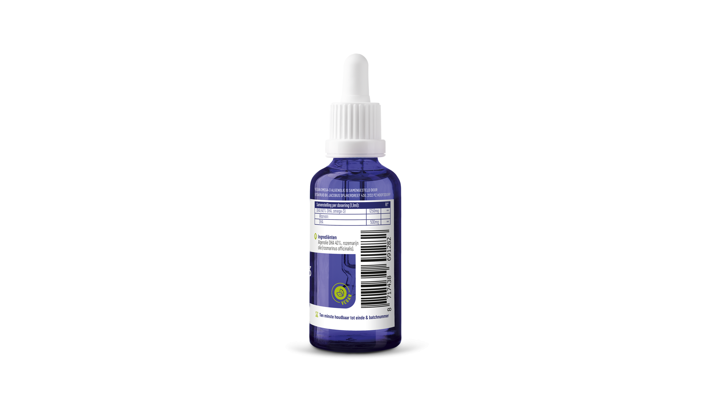 Vegan Omega-3 1250 TG algenolie