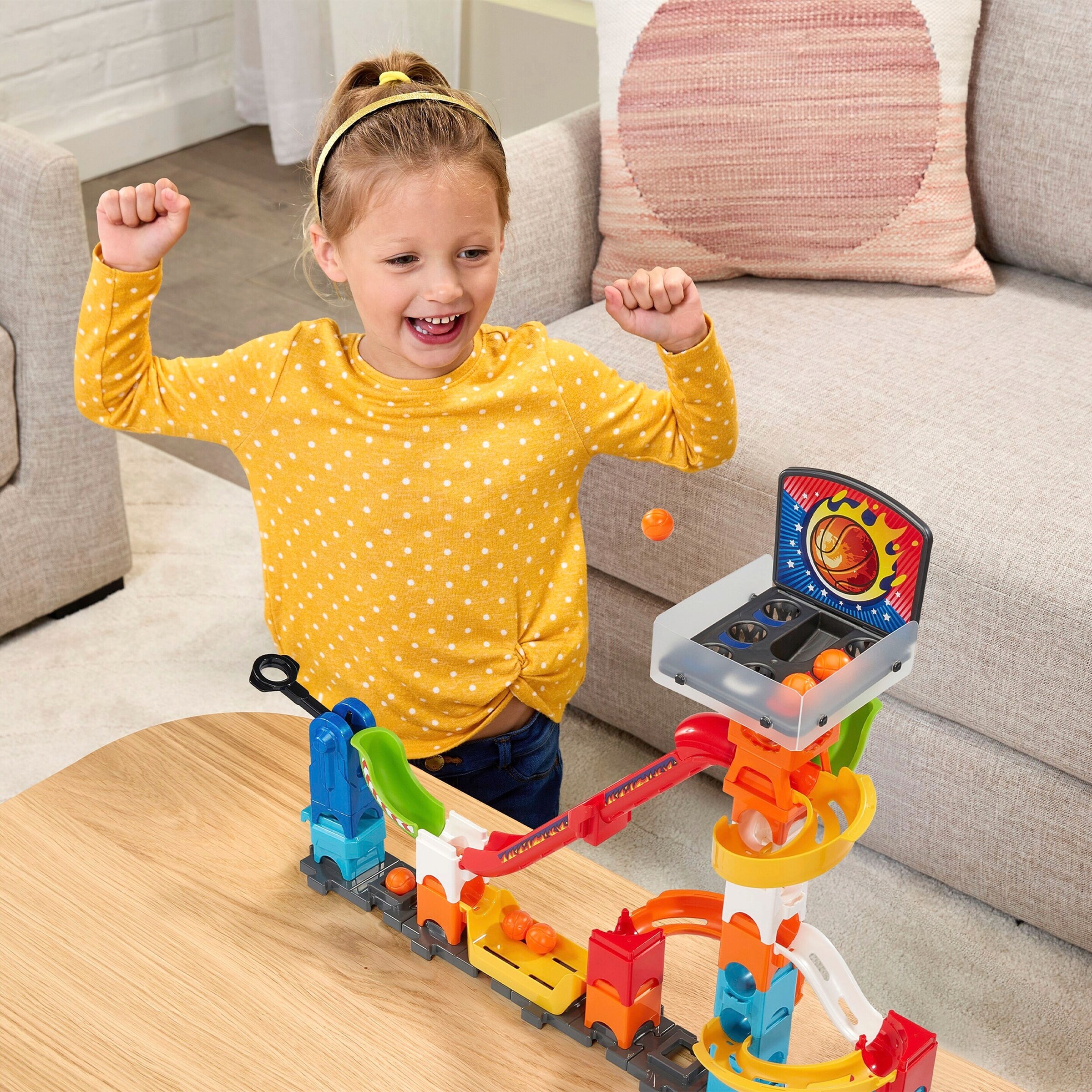 Vtech - Marble Rush Kugelbahn Marble Rush - Basketball Set S500