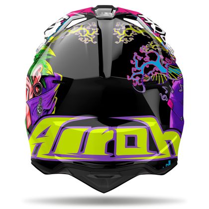 Casque cross Airoh WRAAAP - MUSIC 2025 - Noir / Multicolore