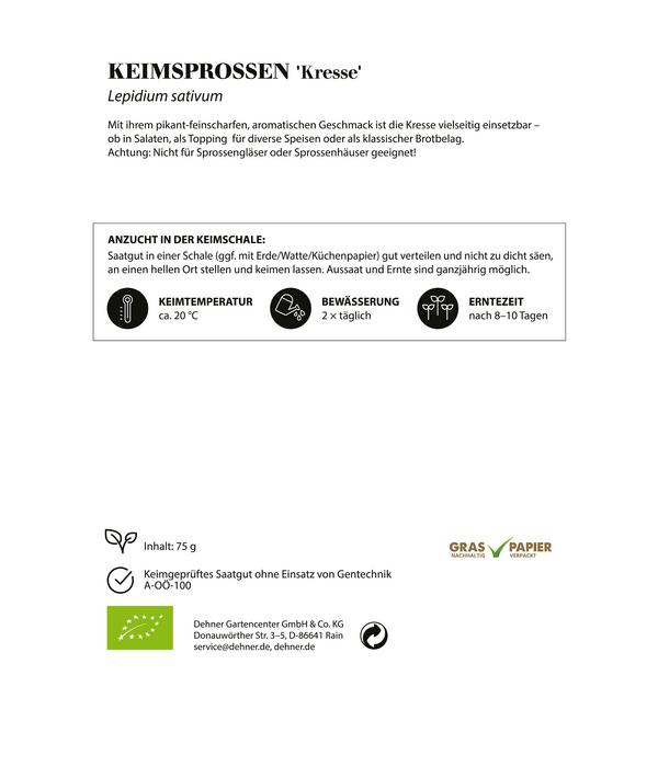 Dehner Bio-Keimsprossen 'Kresse'