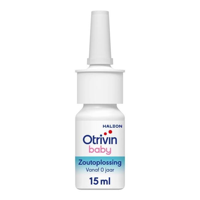 Otrivin Baby Zoutoplossing Neusspray bij een Verstopte Neus 15 ML