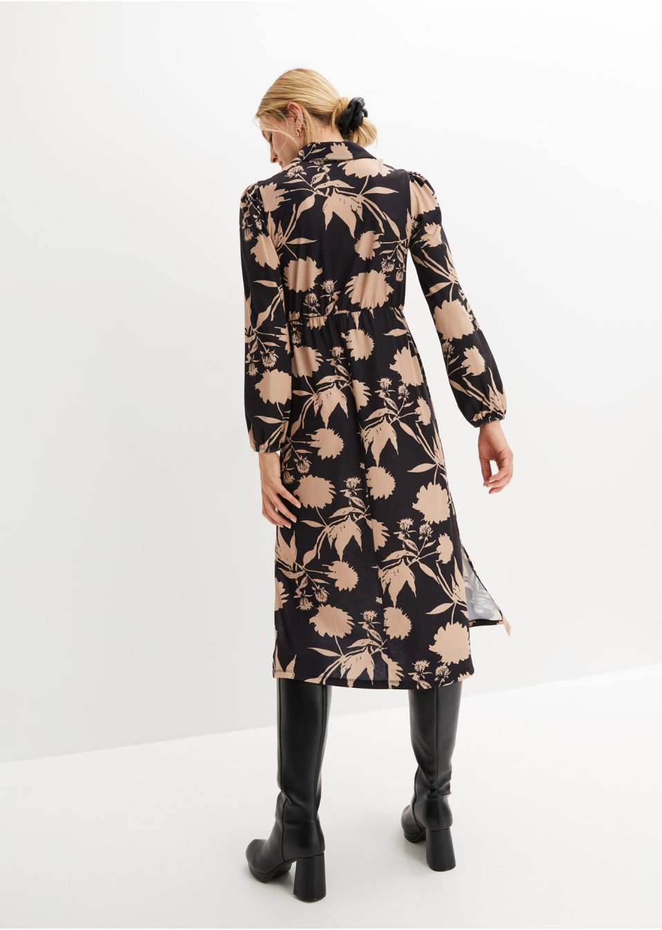Robe midi imprimée