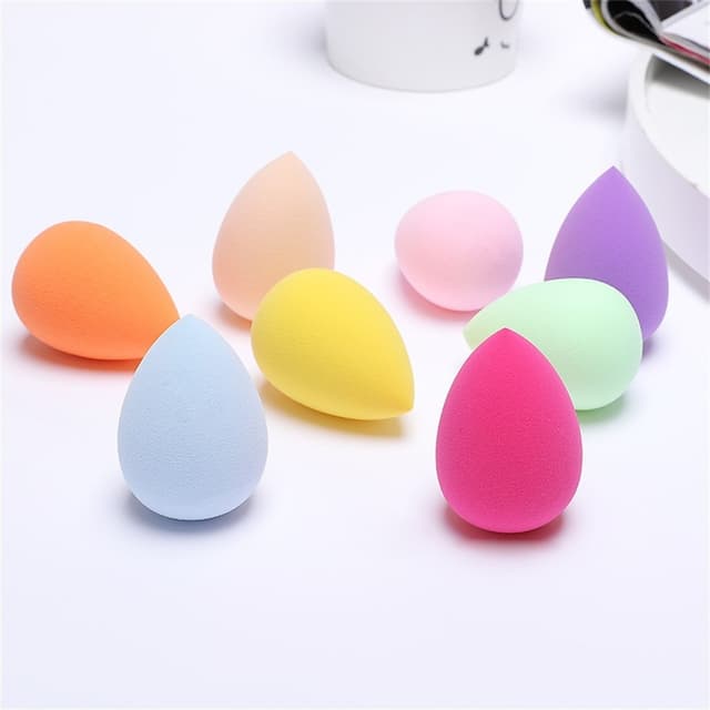 2 stk Makeup Sponge Blender Teardrop Beauty Egg Cleansing Puff Skin Care