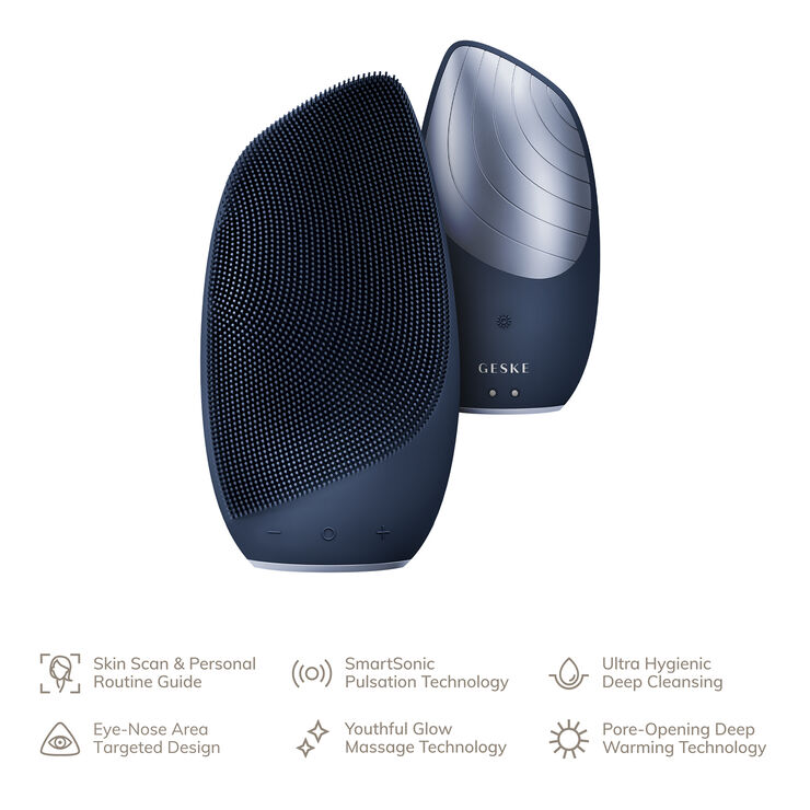 GESKE Sonic Thermo Facial Brush | 6 in 1
