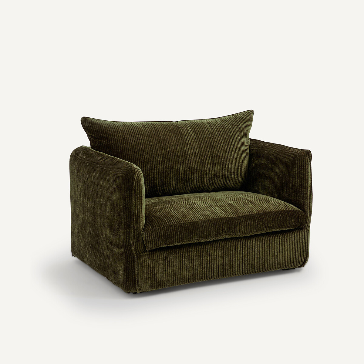 AM.PM<br>Fauteuil XL em geribd fluweel, Néo Chiquito