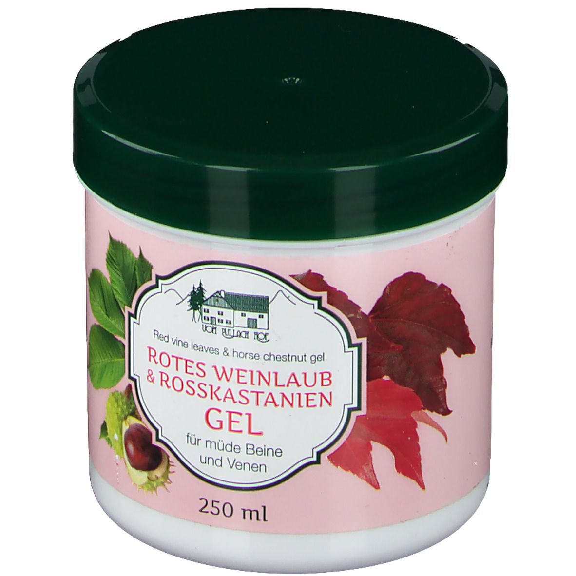 Rotes Weinlaub Gel