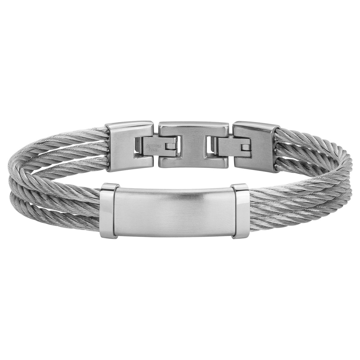 Bracelet semi-rigide Adama en Acier 316L