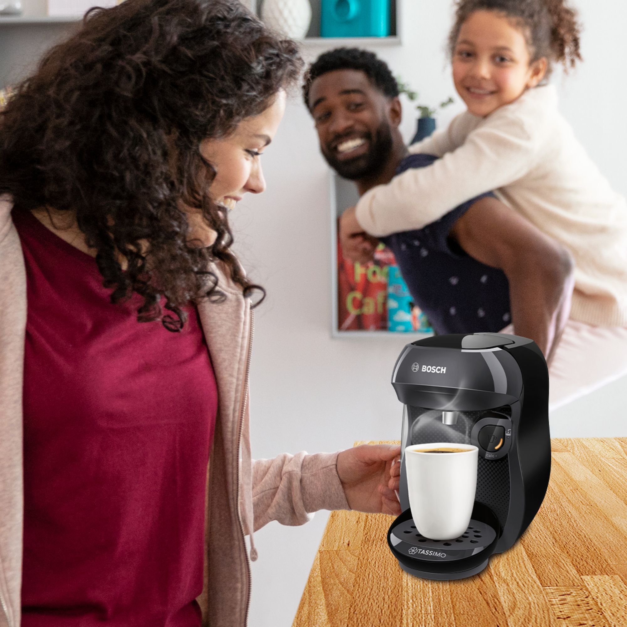 # PRODUTO RECONDICIONADO # TASSIMO HAPPY TAS1002N--B Máquina de Café Multibebidas