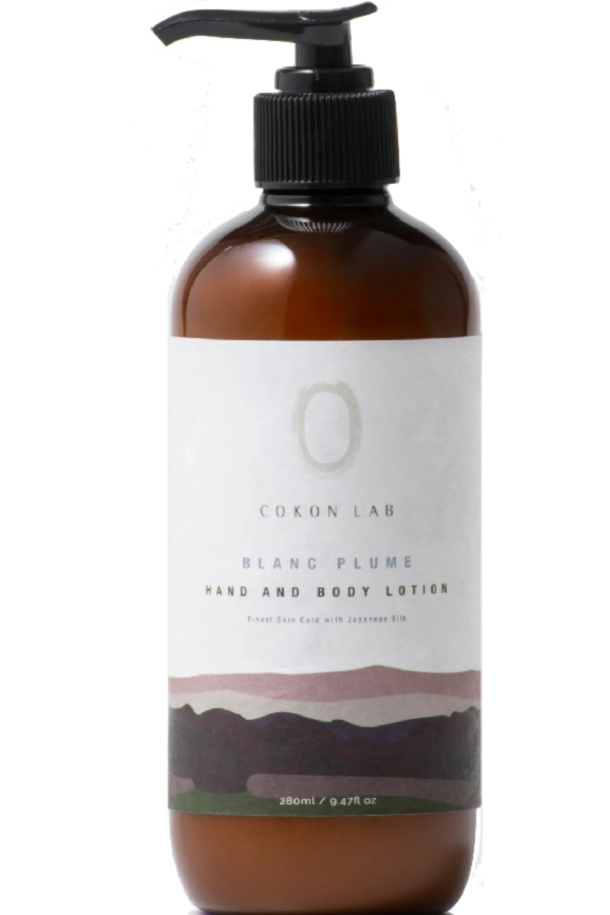 Cokon Lab Lotion hydratante à la soie japonaise Blanc Plume-280 ml