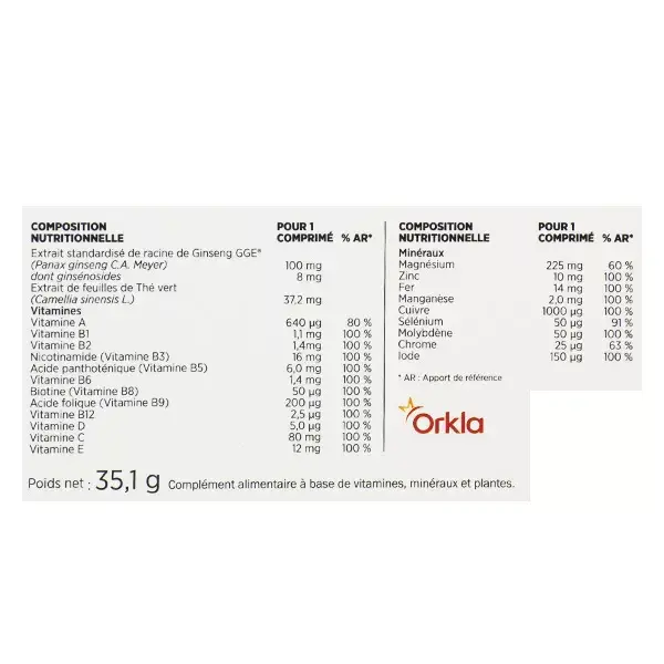 Gerimax Active Energie Adultes 30 comprimés