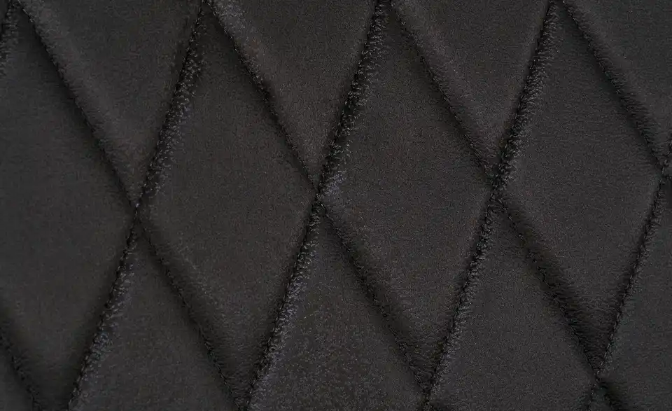 Schwingstuhl Theodor Armlehne Mikrofaser Braun, Schwarz