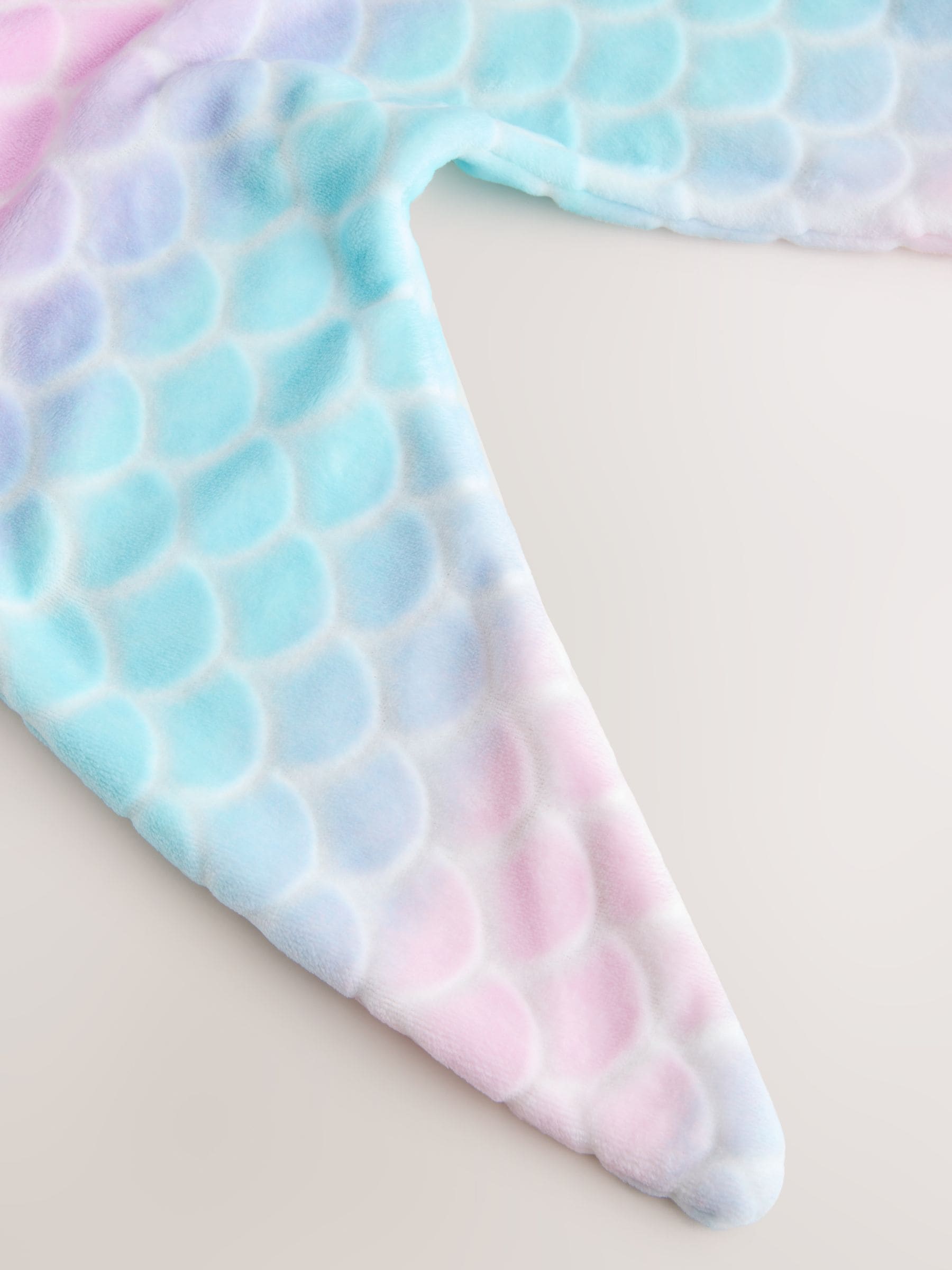 Roze ombre - Mermaid Fleece Blanket