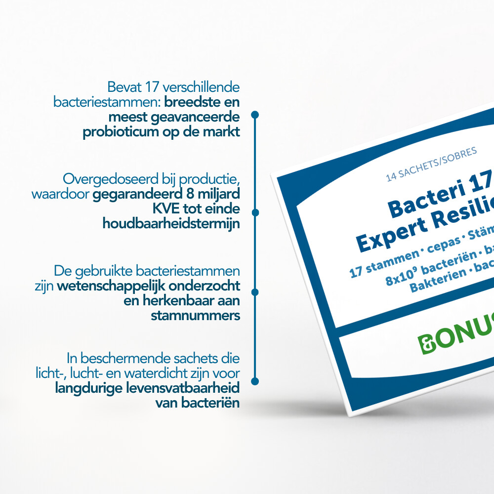 BonusanBacteri 17 Expert Resilence Sachets 14 stuks
