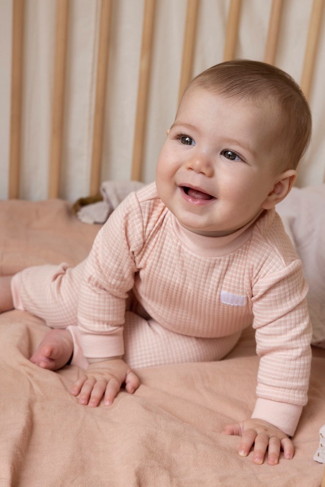 Feetje Feetje pyjama wafel oud roze