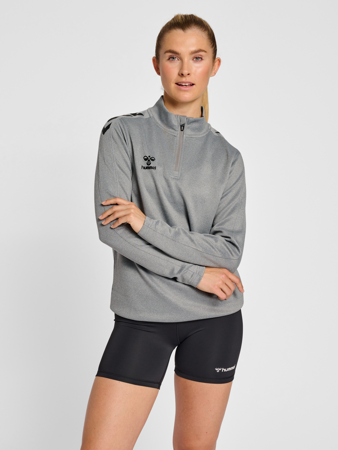 hmlCORE XK HALF ZIP SWEAT WOMAN