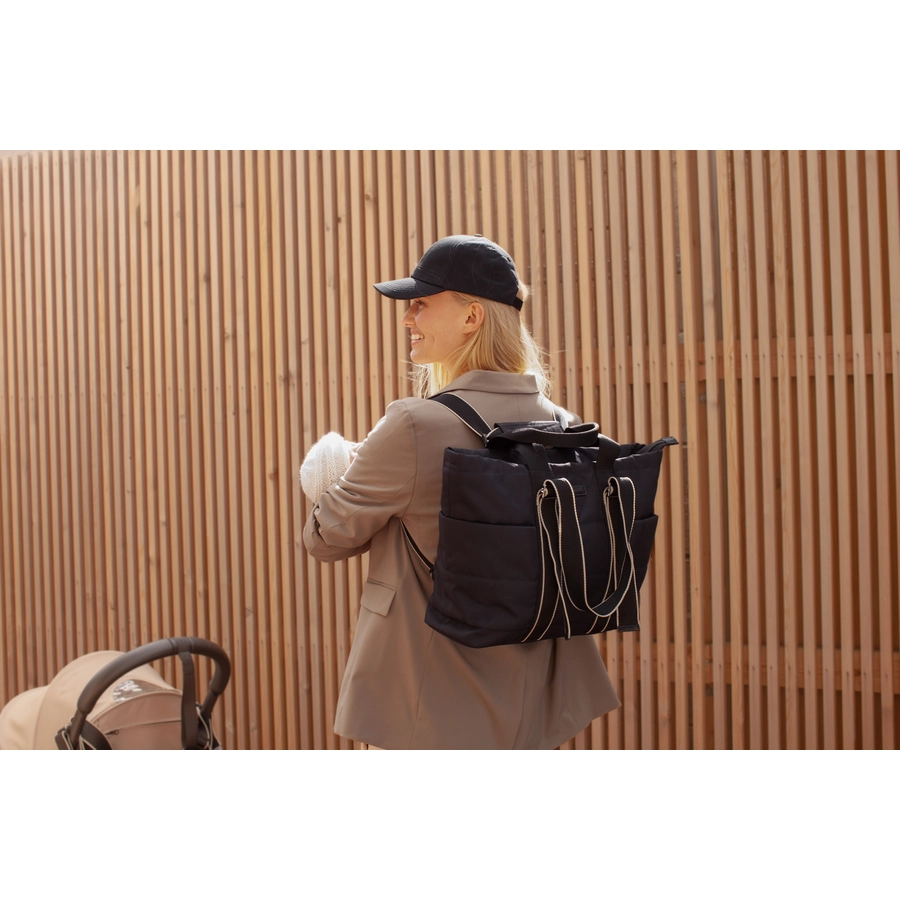 Babymel Wickeltasche Sammi Eco Quilt Black